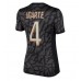 Günstige Paris Saint-Germain Manuel Ugarte #4 3rd Fussballtrikot Damen 2023-24 Kurzarm